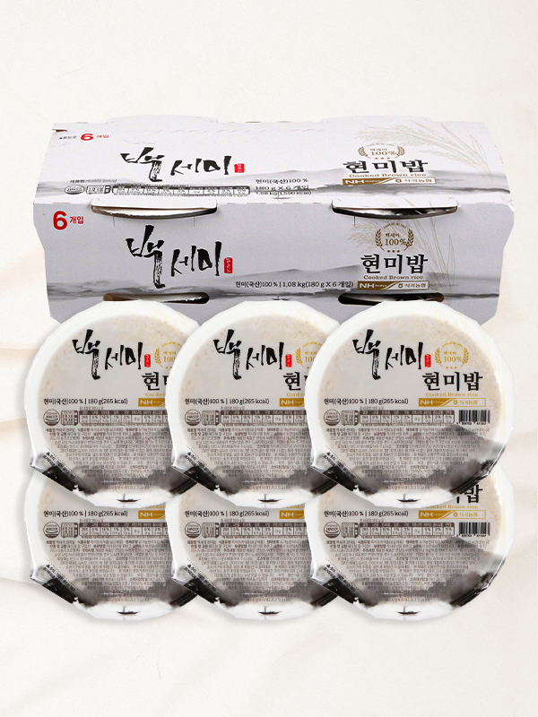백세미 현미 즉석밥